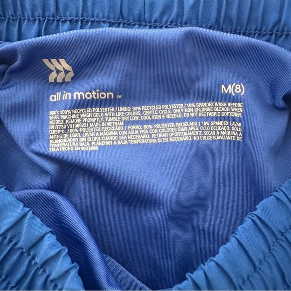 Girls Athletic Performance Set of 3 All in Motion Shorts Skort youth size 8 - Picture 7 of 8